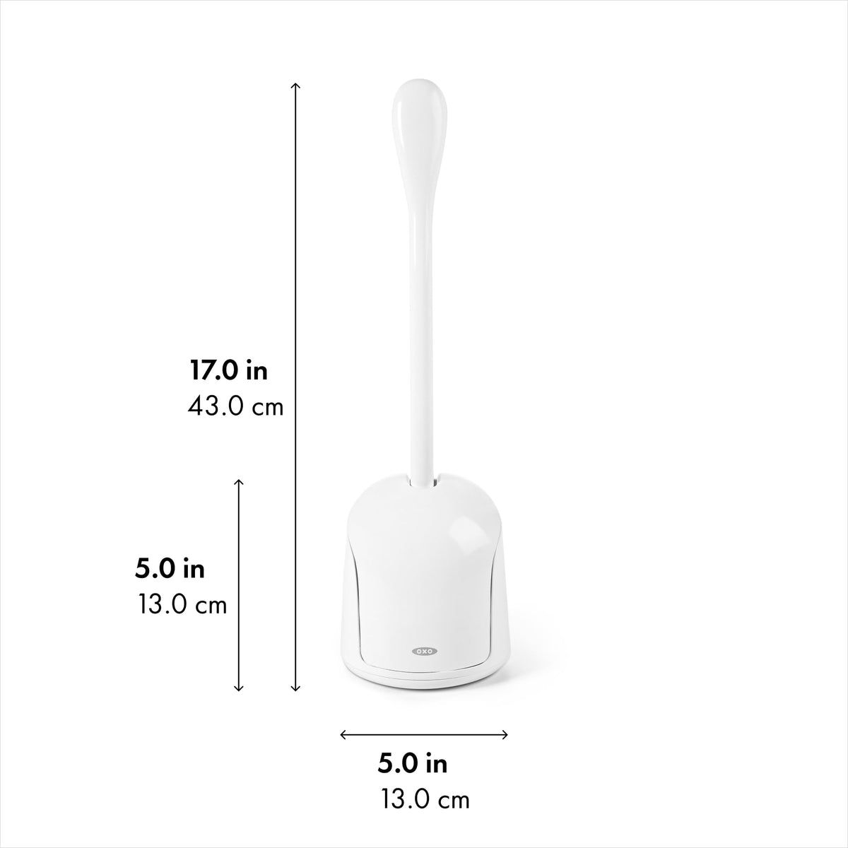 Compact Hideaway Toilet Brush