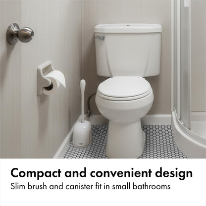 Compact Hideaway Toilet Brush