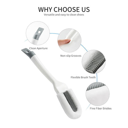Long-Handle Soft Bristle Shoe Brush