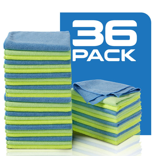 All-Purpose Microfiber Cleaning Cloths, 36 Pack