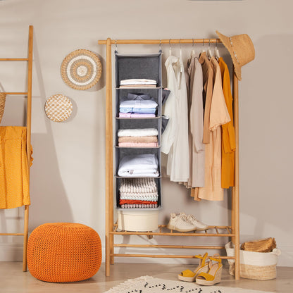 5-Shelf Hanging Closet Organizer