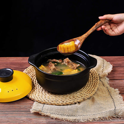 7-Piece Teak Wooden Kitchen Utensil Set