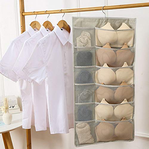 Dual-Sided Hanging Closet Organizer