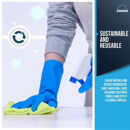 All-Purpose Microfiber Cleaning Cloths, 36 Pack