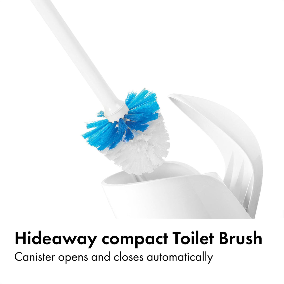 Compact Hideaway Toilet Brush